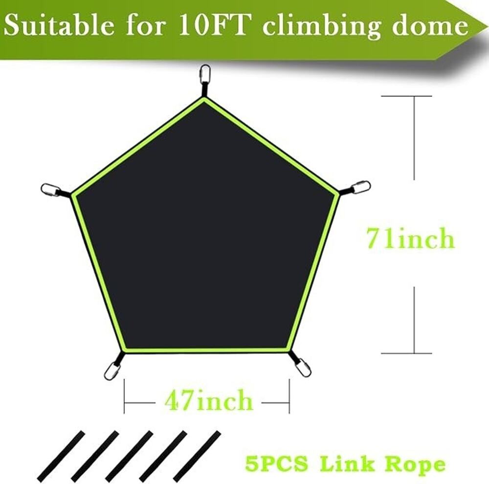Dome Climber Hammock，Accessory for Climbing Dome，Suitable for 10 * 5FT Dome